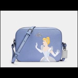 COACH X DISNEY PRINCESS "Cinderella" Mini Camera Crossbody Bag #C3406
